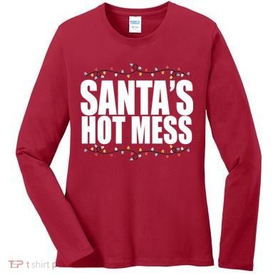 Santas Hot Mess Women's Long Sleeve Shirt
