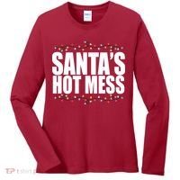 Santas Hot Mess Women's Long Sleeve Shirt thumb 0