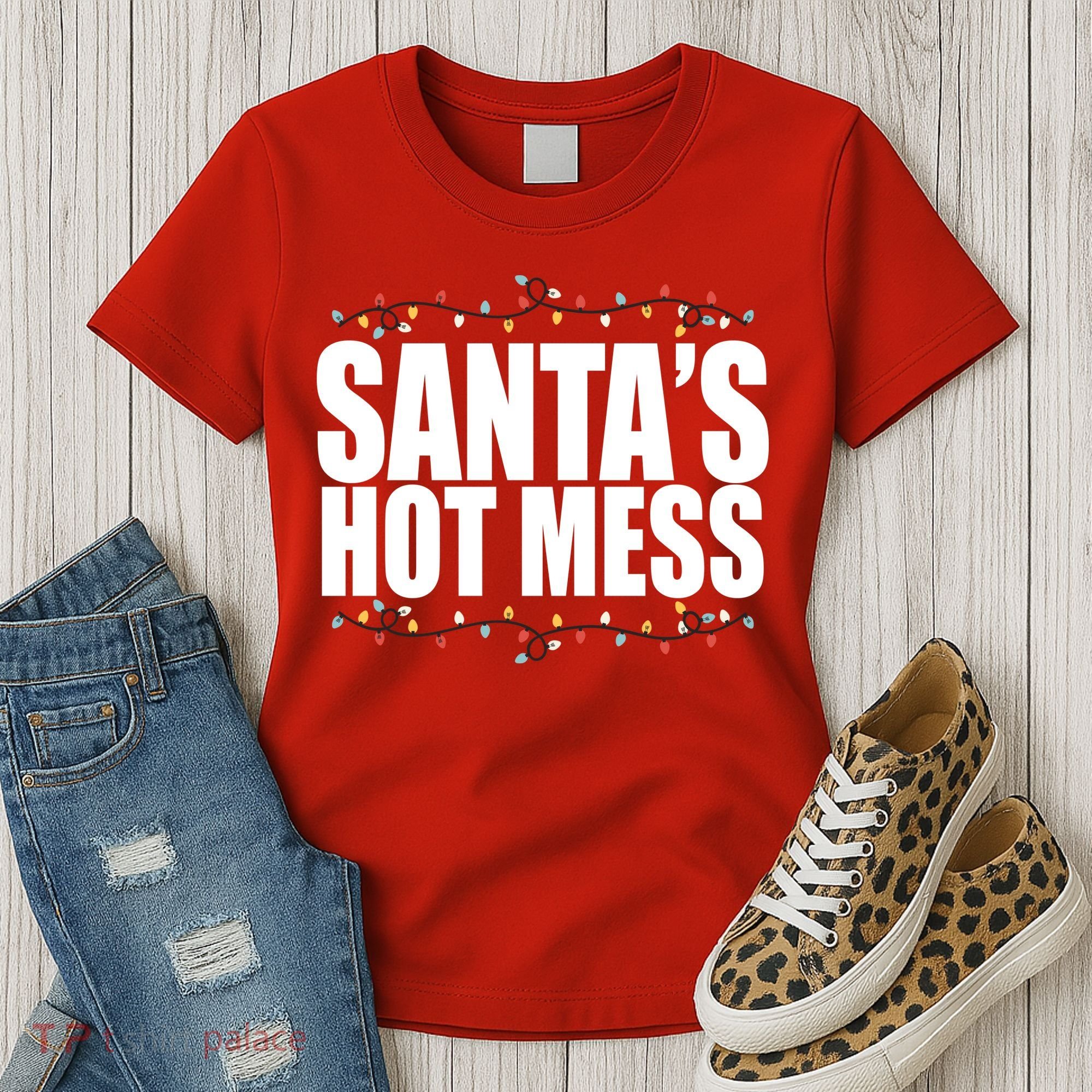 Santas Hot Mess Women's T-Shirt