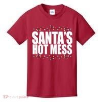 Santas Hot Mess Kids T-Shirt thumb 0