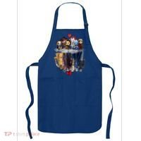 Scary Horror Movies Chibi Character Water Reflection Apron thumb 0