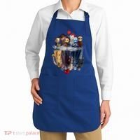 Scary Horror Movies Chibi Character Water Reflection Apron thumb 2