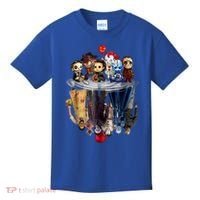 Scary Horror Movies Chibi Character Water Reflection Kids T-Shirt thumb 0