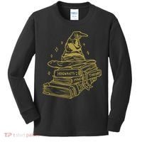 Sorting Hat Magic School Wizard School Kids Long Sleeve Shirt thumb 0
