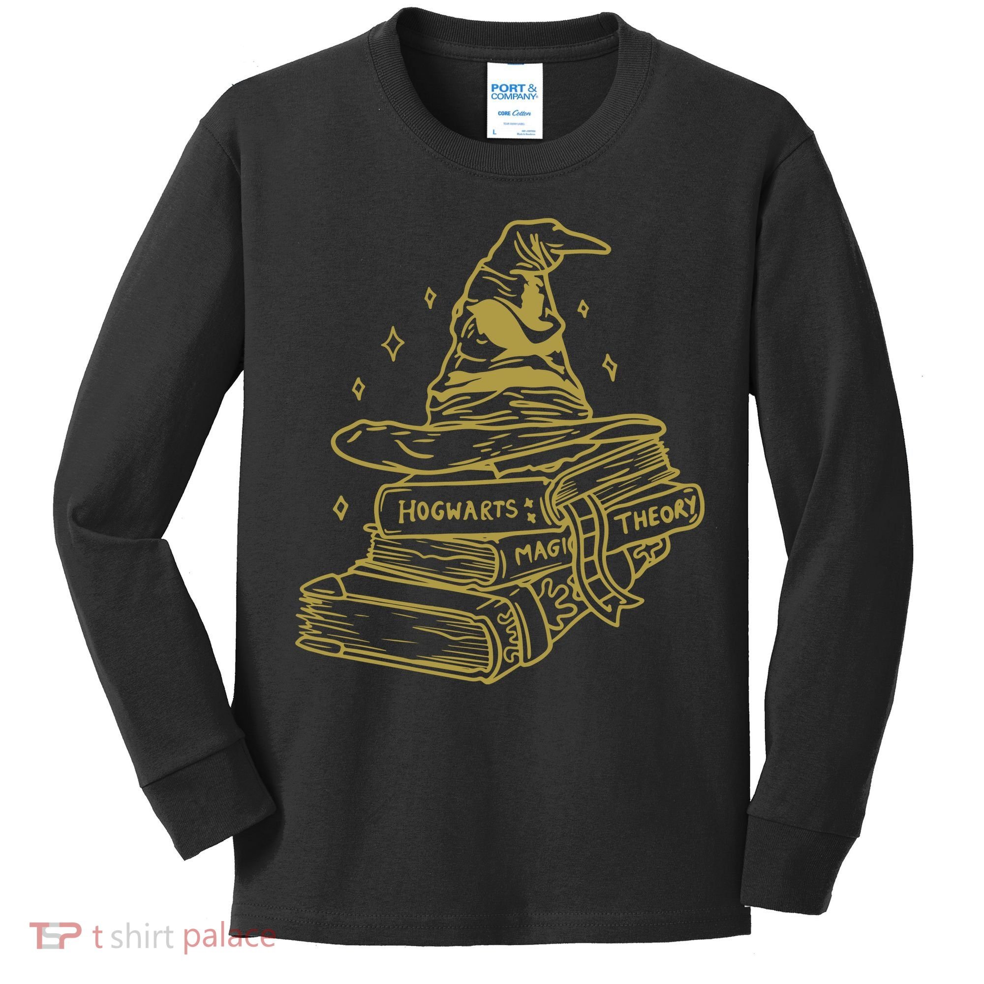Sorting Hat Magic School Wizard School Kids Long Sleeve Shirt