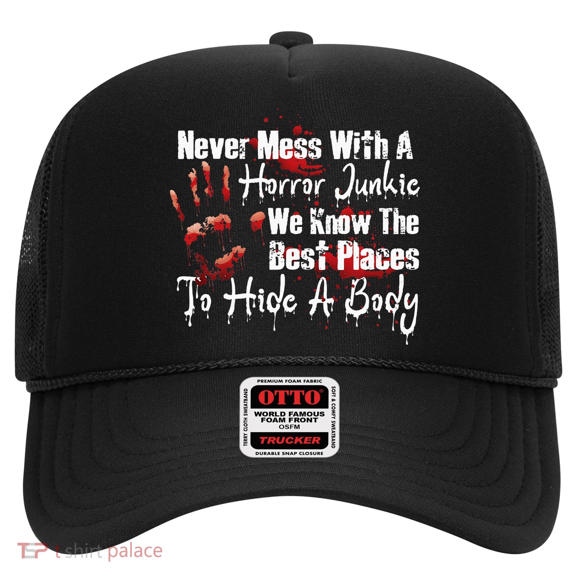 Scary Horror Movie Mess With A Horror Movie Junkie Hat