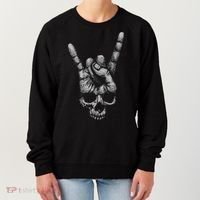 Skull Heavy Metal Women's Sweatshirt thumb 0
