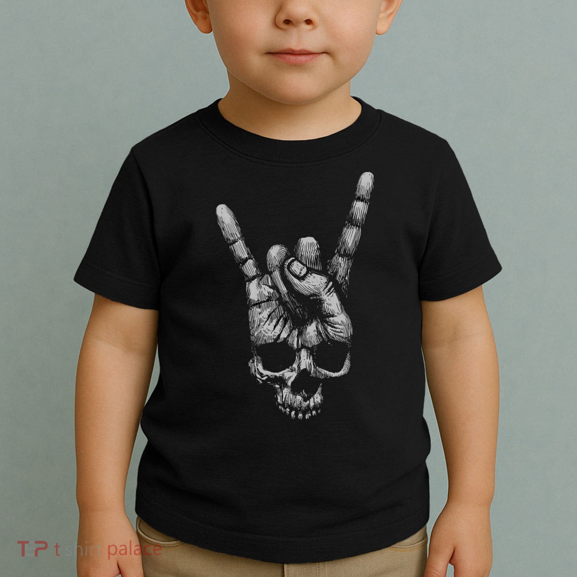 Skull Heavy Metal Toddler T-Shirt