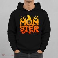 Spooky Halloween momster spooky monster mom family matching Hoodie thumb 0