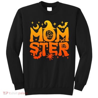 Spooky Halloween momster spooky monster mom family matching Sweatshirt