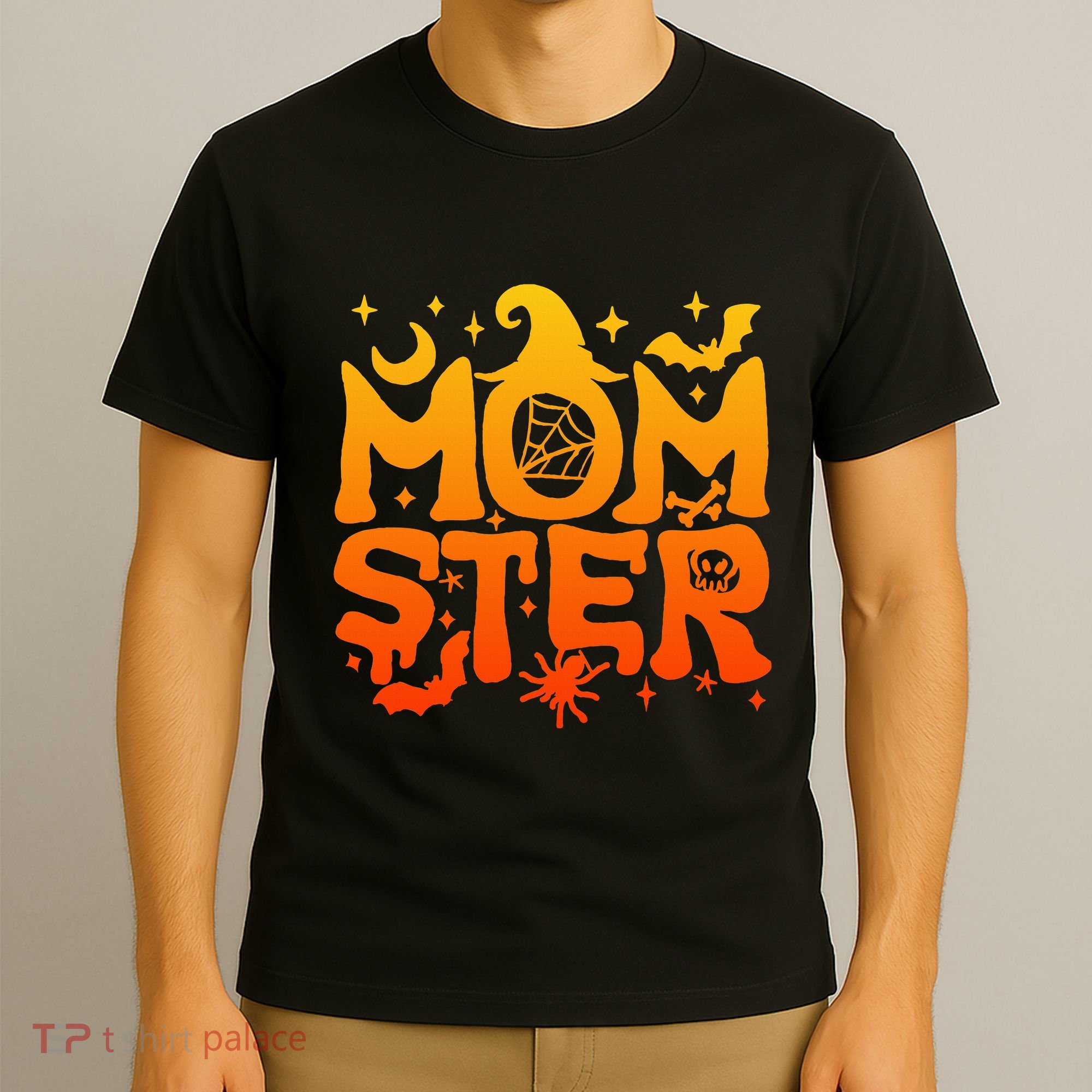 Spooky Halloween momster spooky monster mom family matching T-Shirt