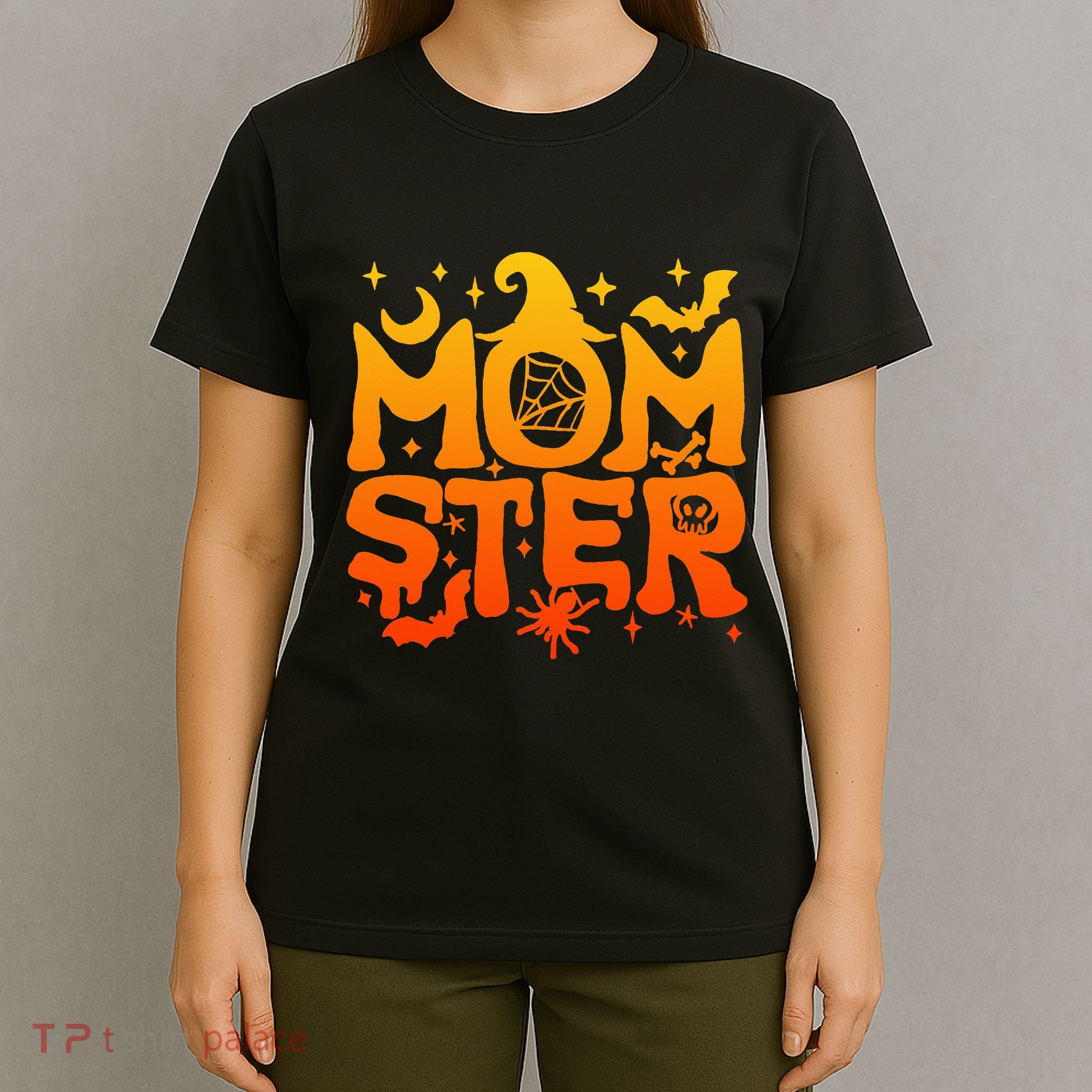 Spooky Halloween momster spooky monster mom family matching T-Shirt