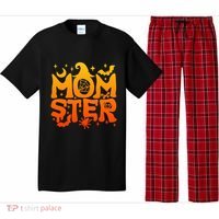 Spooky Halloween momster spooky monster mom family matching Pajama Set thumb 0