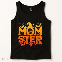 Spooky Halloween momster spooky monster mom family matching Tank Top thumb 2