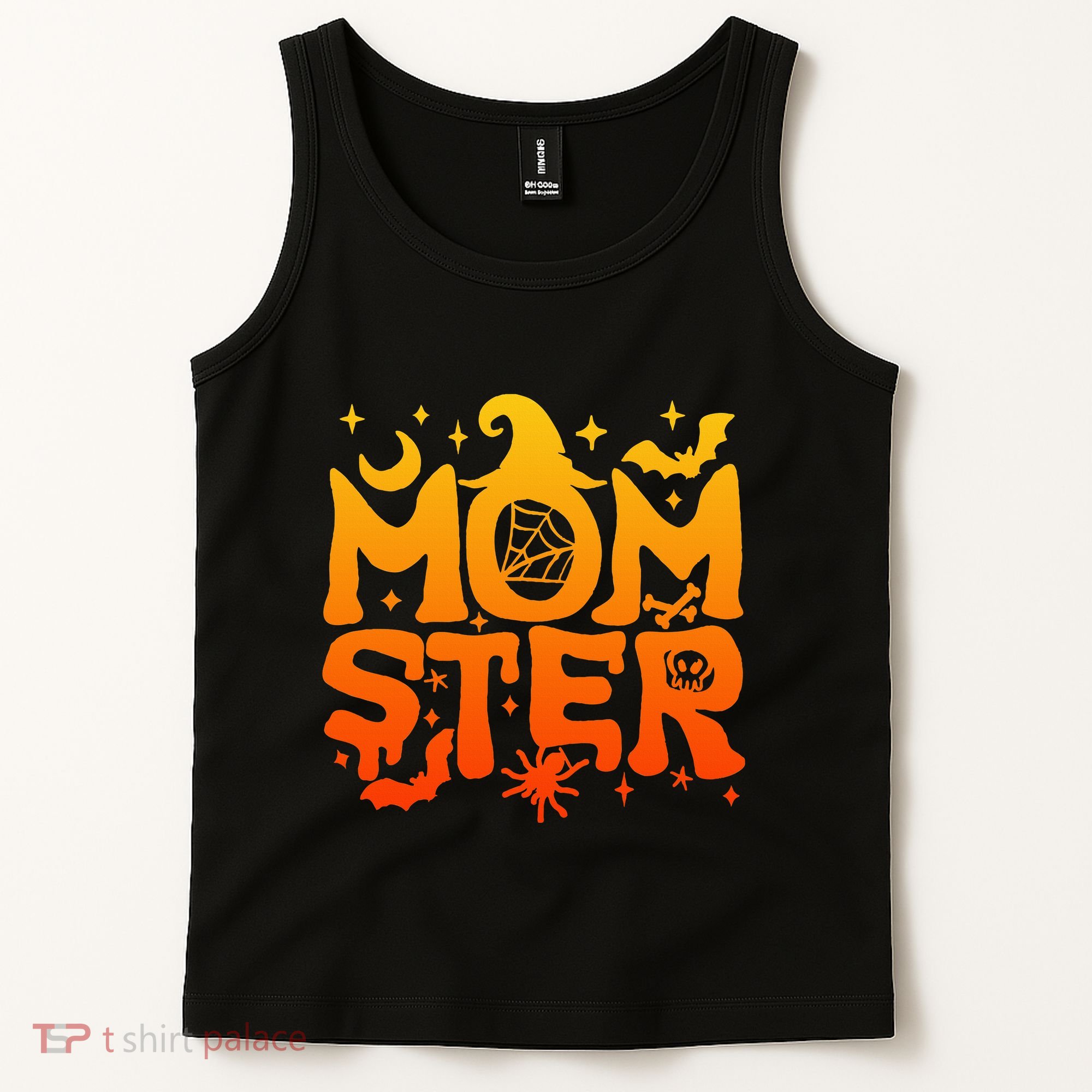 Spooky Halloween momster spooky monster mom family matching Tank Top