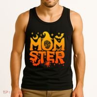 Spooky Halloween momster spooky monster mom family matching Tank Top thumb 3