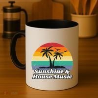 Sunshine & House Music For Raver Edm Coffee Mug thumb 4