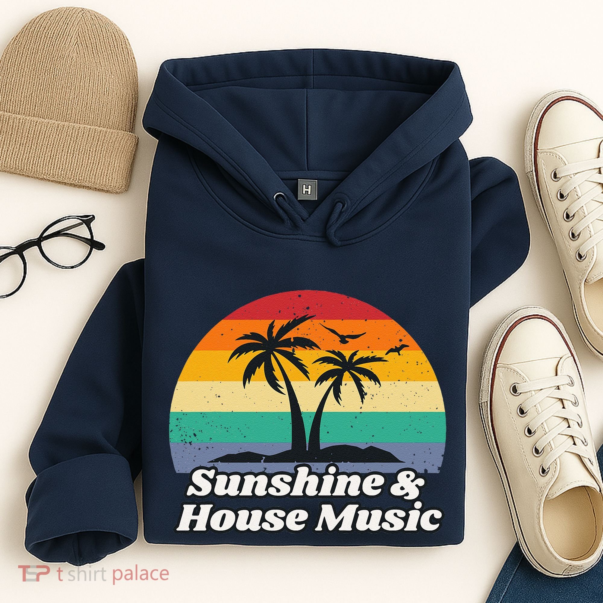 Sunshine & House Music For Raver Edm Hoodie