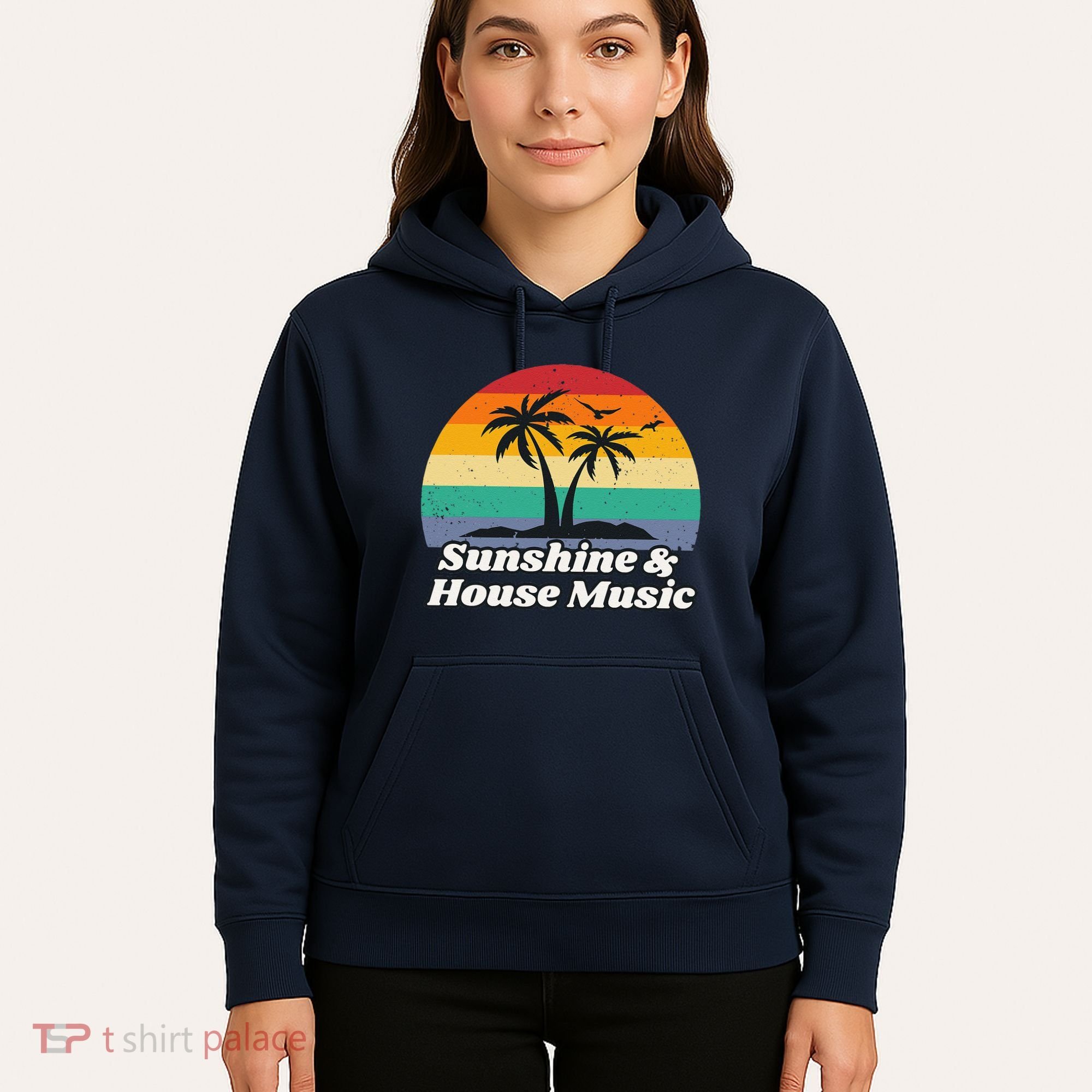 Sunshine & House Music For Raver Edm Hoodie