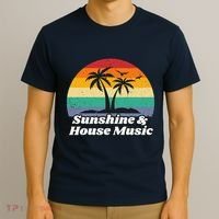 Sunshine & House Music For Raver Edm T-Shirt thumb 3