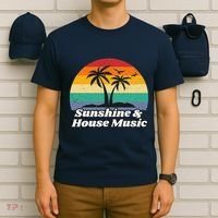 Sunshine & House Music For Raver Edm T-Shirt thumb 6