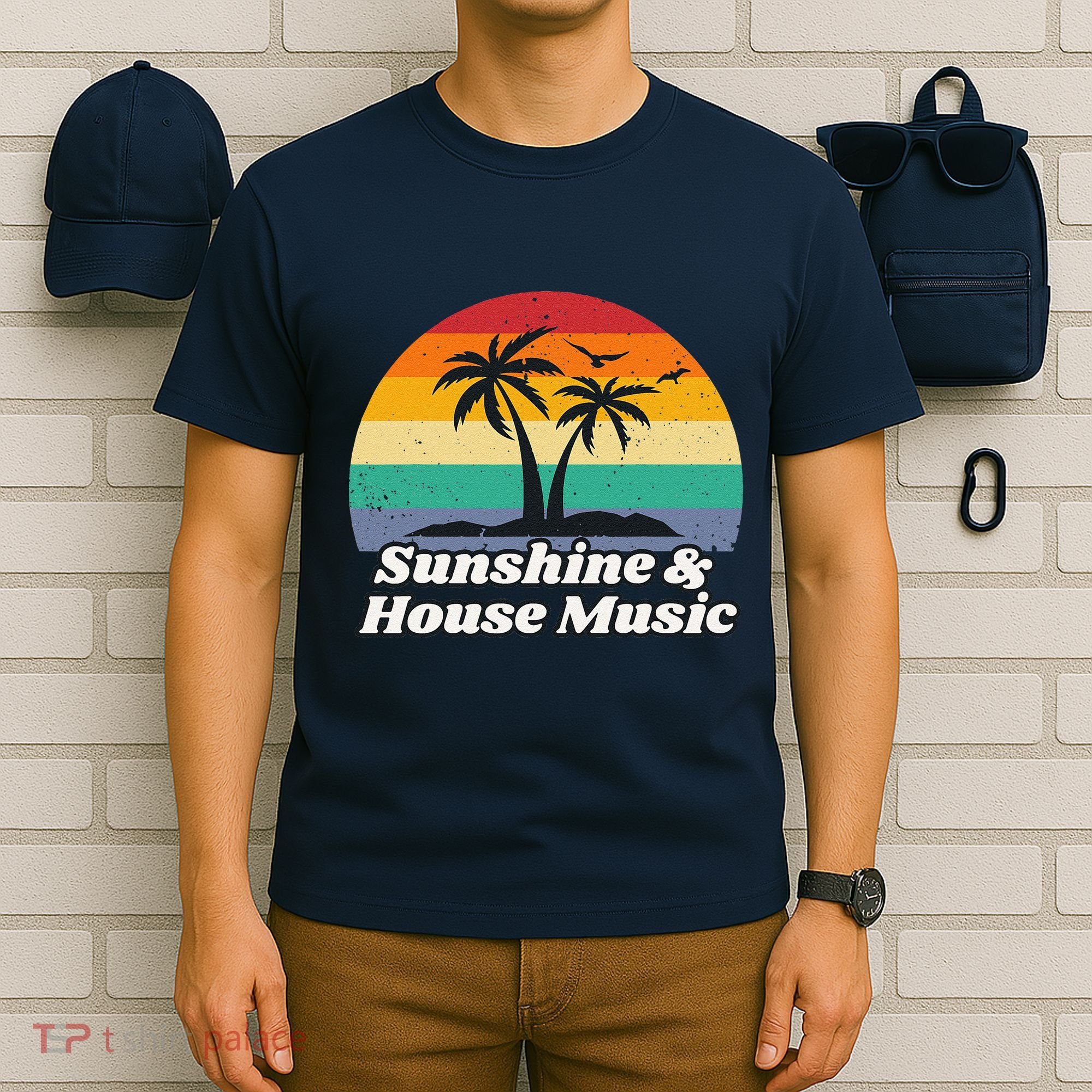 Sunshine & House Music For Raver Edm T-Shirt