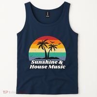 Sunshine & House Music For Raver Edm Tank Top thumb 2