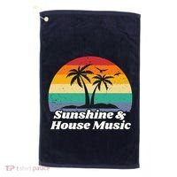 Sunshine & House Music For Raver Edm Golf Towel thumb 0