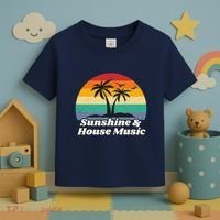 Sunshine & House Music For Raver Edm Toddler T-Shirt thumb 3