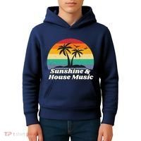Sunshine & House Music For Raver Edm Kids Hoodie thumb 4