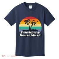 Sunshine & House Music For Raver Edm Kids T-Shirt thumb 0
