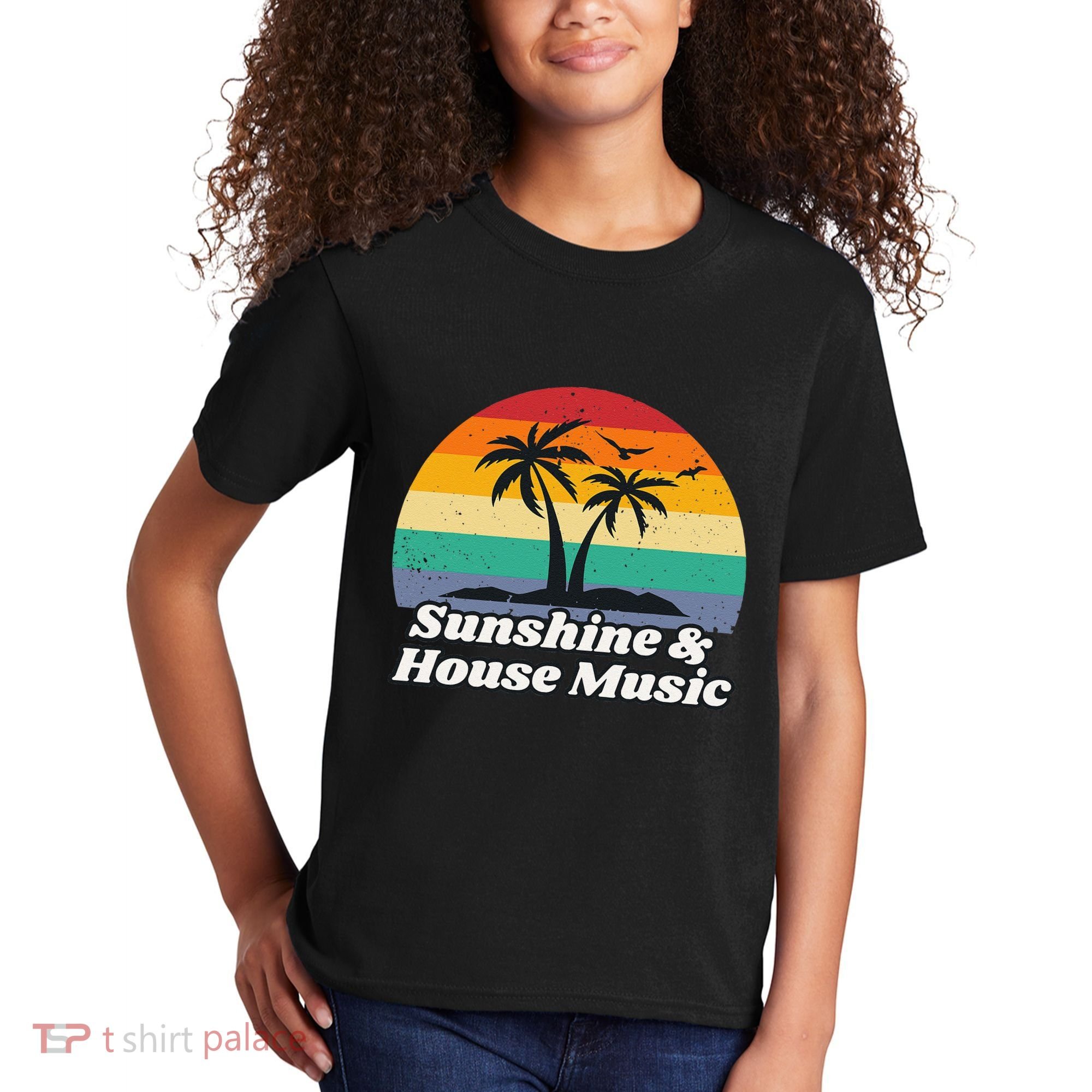 Sunshine & House Music For Raver Edm Kids T-Shirt