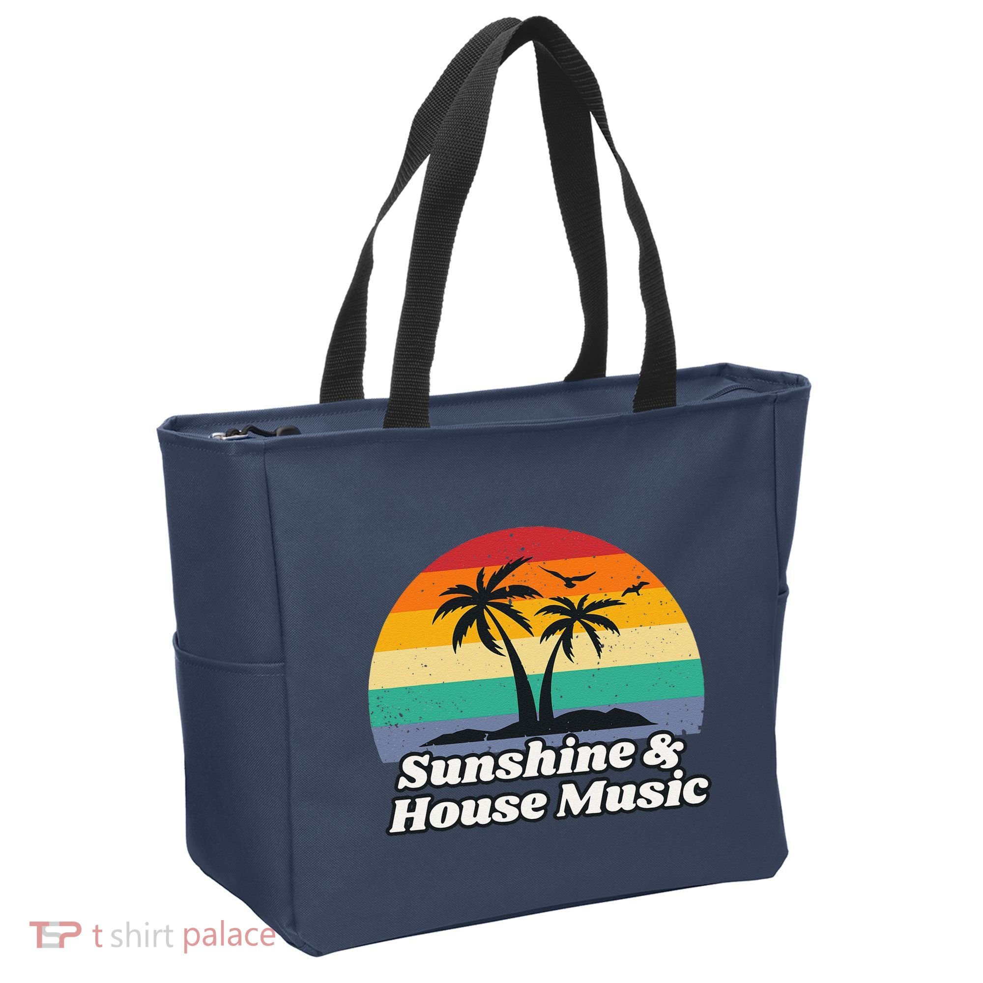 Sunshine & House Music For Raver Edm Tote Bag