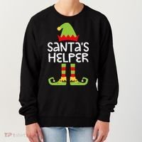 Santa's Helper  Matching Christmas Elves Women's Sweatshirt thumb 0