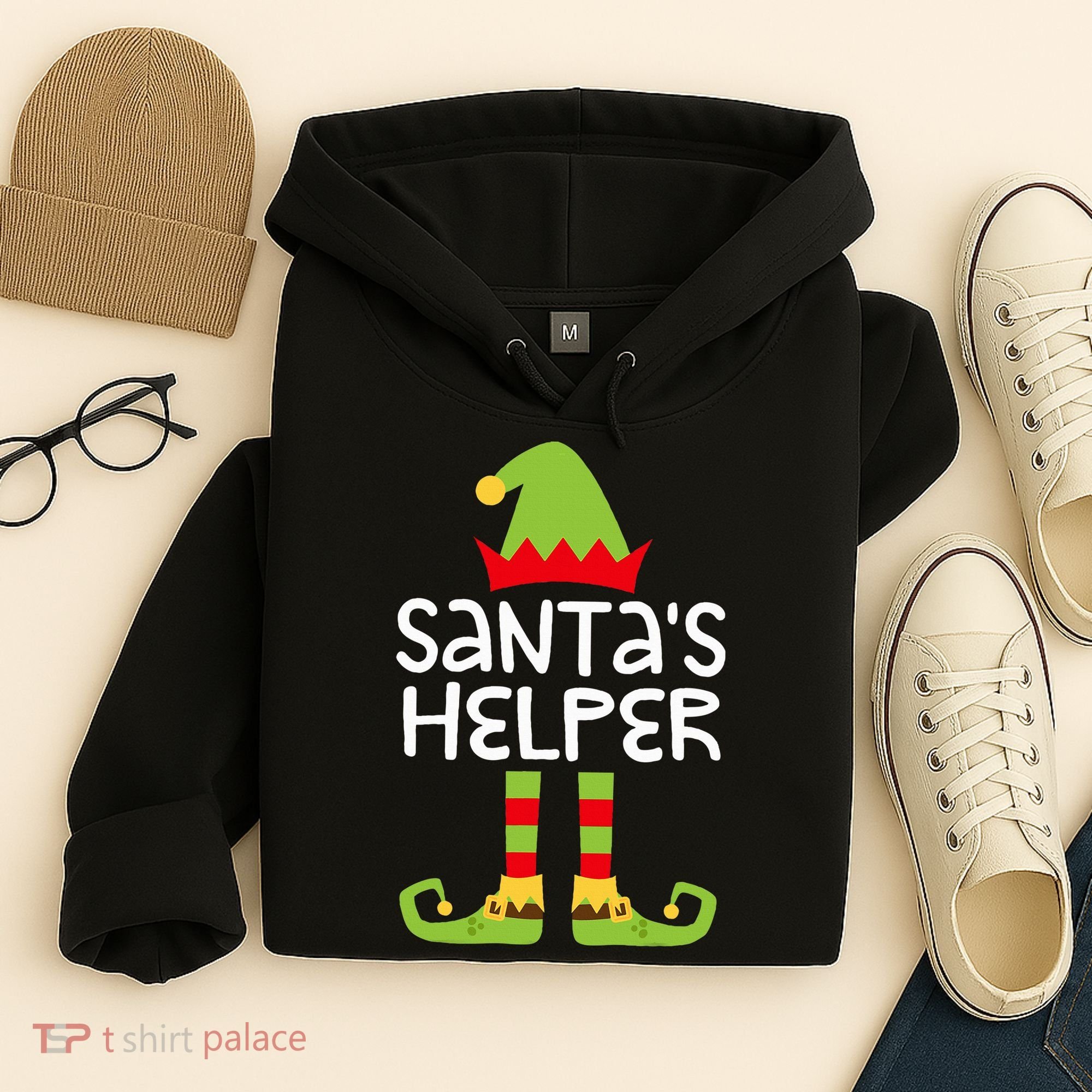 Santa's Helper  Matching Christmas Elves Hoodie
