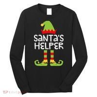 Santa's Helper  Matching Christmas Elves Long Sleeve Shirt thumb 0
