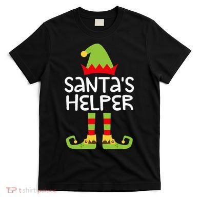 Santa's Helper  Matching Christmas Elves T-Shirt