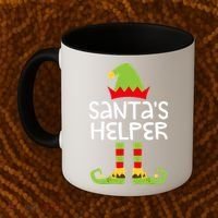 Santa's Helper  Matching Christmas Elves Coffee Mug thumb 2