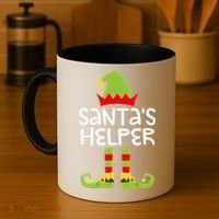 Santa's Helper  Matching Christmas Elves Coffee Mug thumb 4