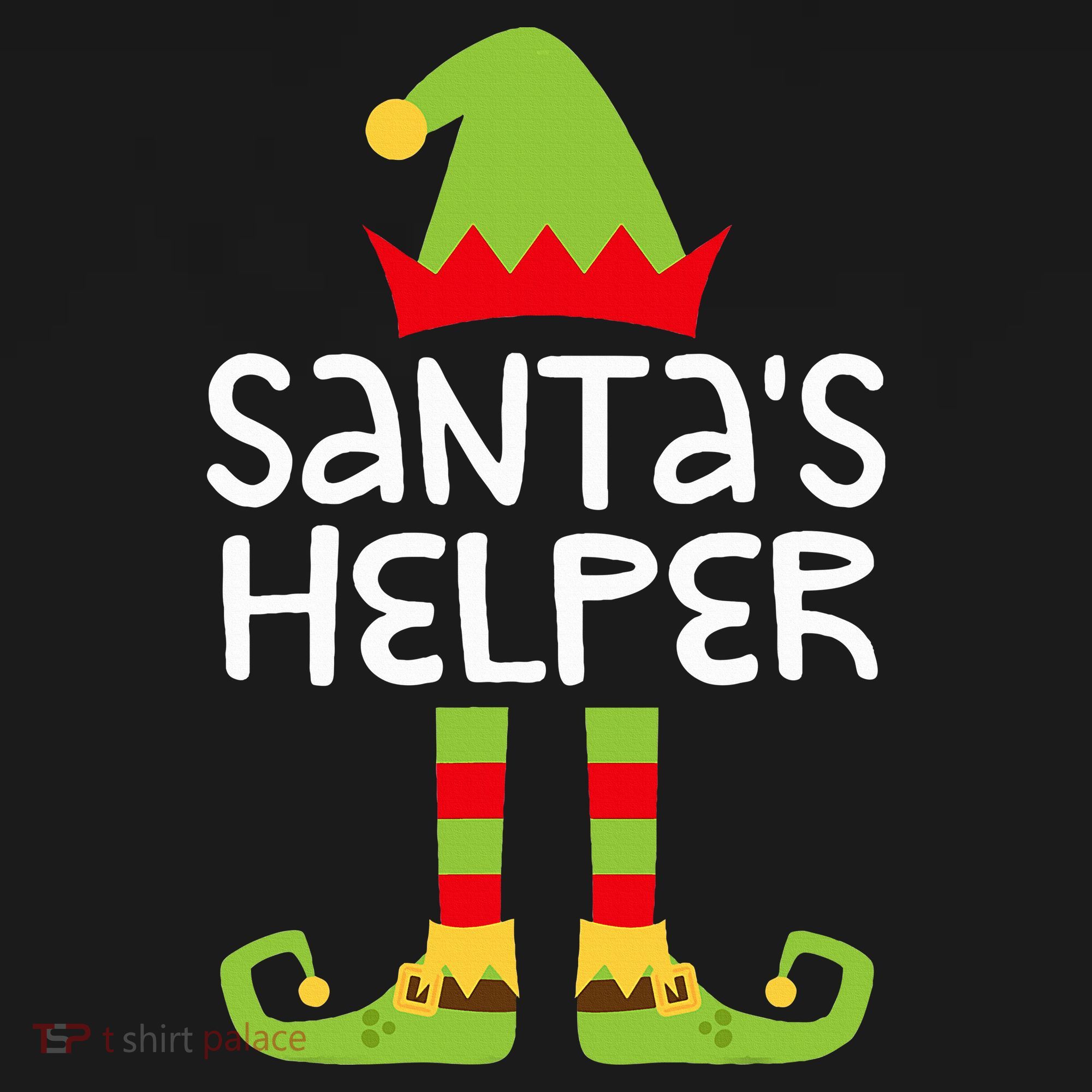 Santa's Helper  Matching Christmas Elves Coaster