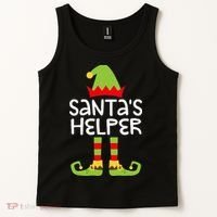 Santa's Helper  Matching Christmas Elves Tank Top thumb 2