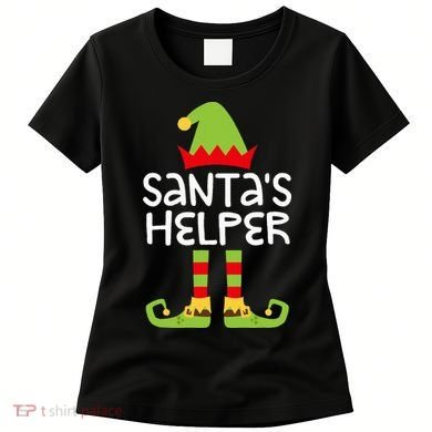 Santa's Helper  Matching Christmas Elves Women's T-Shirt