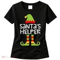 Santa's Helper  Matching Christmas Elves Women's T-Shirt thumb 0