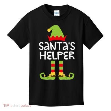 Santa's Helper  Matching Christmas Elves Kids T-Shirt
