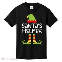 Santa's Helper  Matching Christmas Elves Kids T-Shirt thumb 0