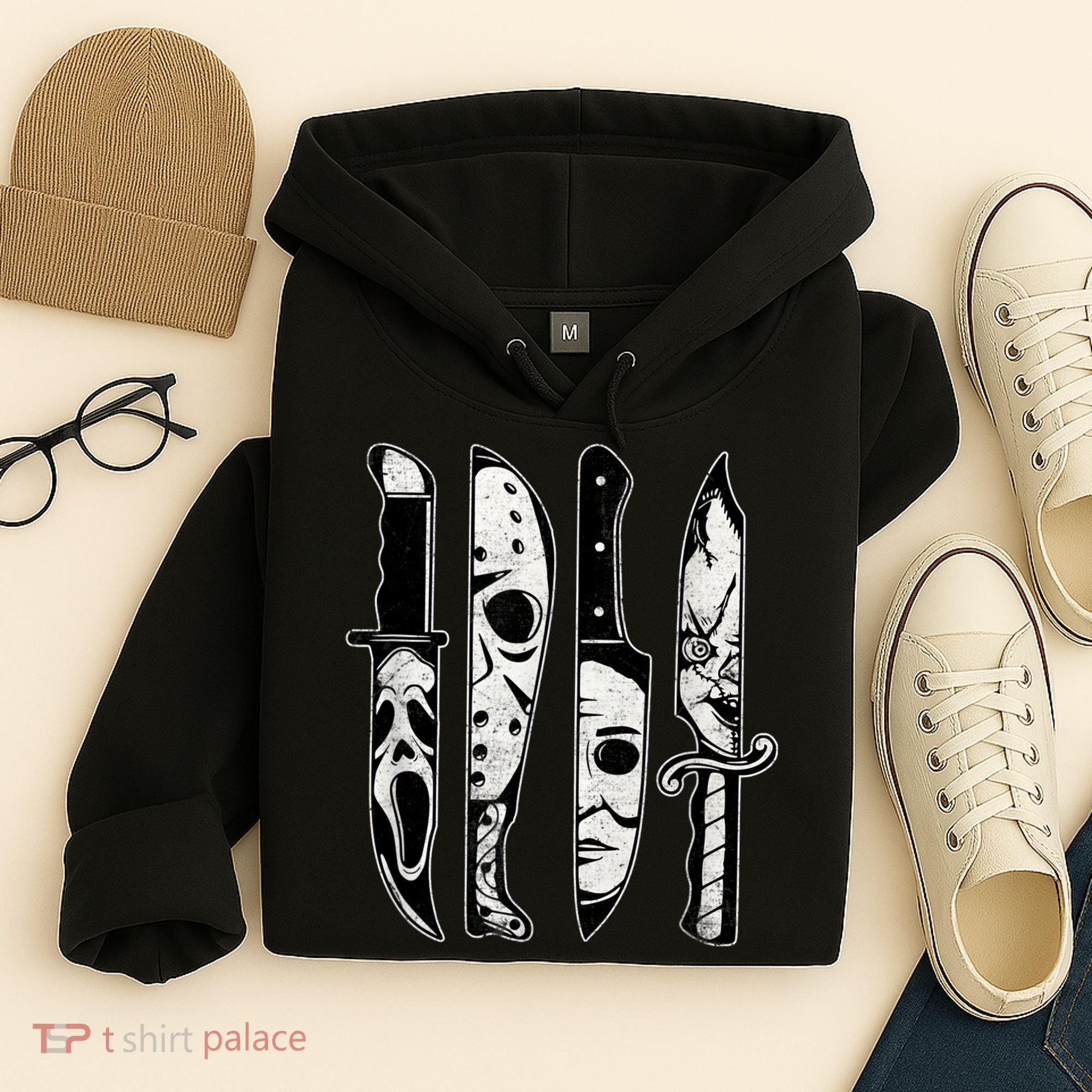 Scary Horror Movies Halloween Costume Gift Hoodie