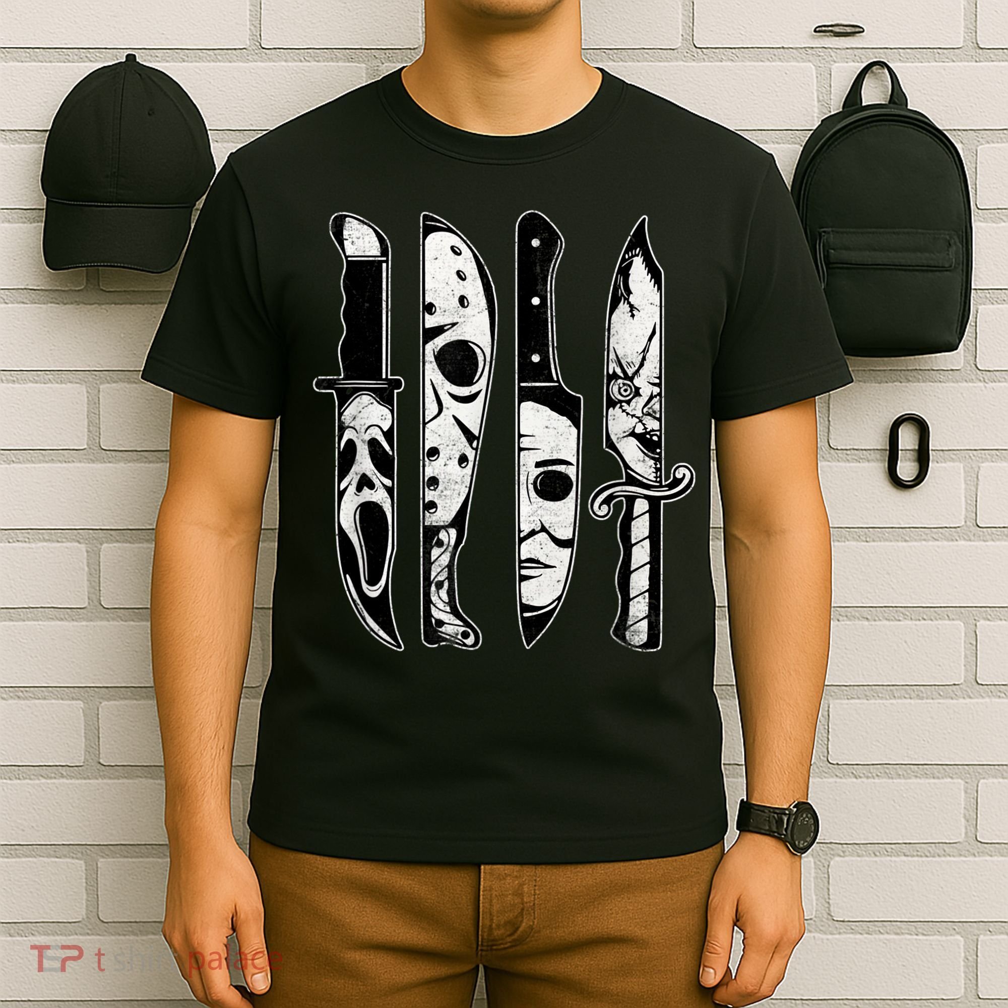 Scary Horror Movies Halloween Costume Gift T-Shirt
