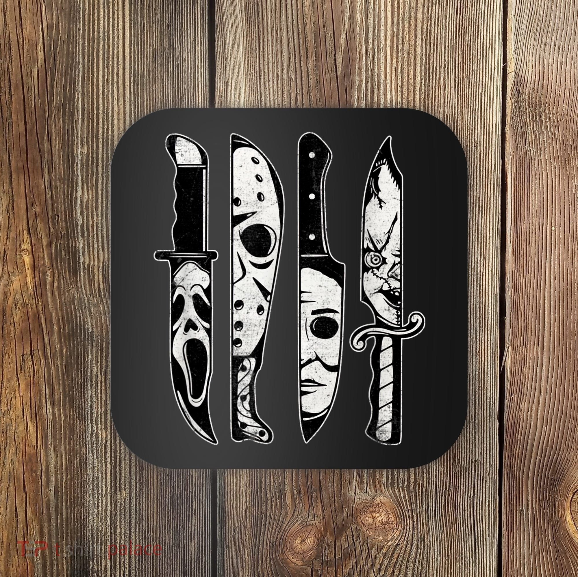 Scary Horror Movies Halloween Costume Gift Coaster