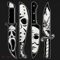 Scary Horror Movies Halloween Costume Gift Mousepad thumb 1