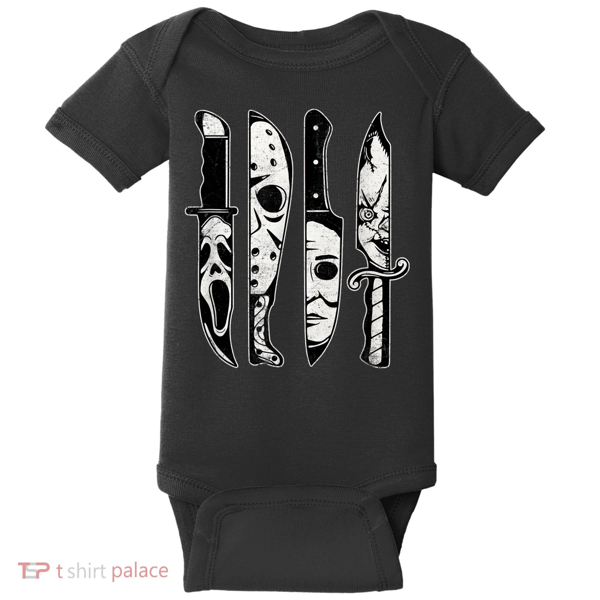 Scary Horror Movies Halloween Costume Gift Baby Bodysuit